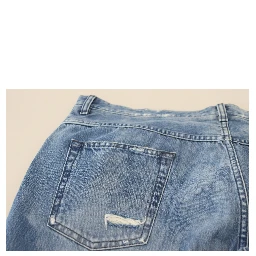 Blue Washed Cotton Casual Denim Jeans