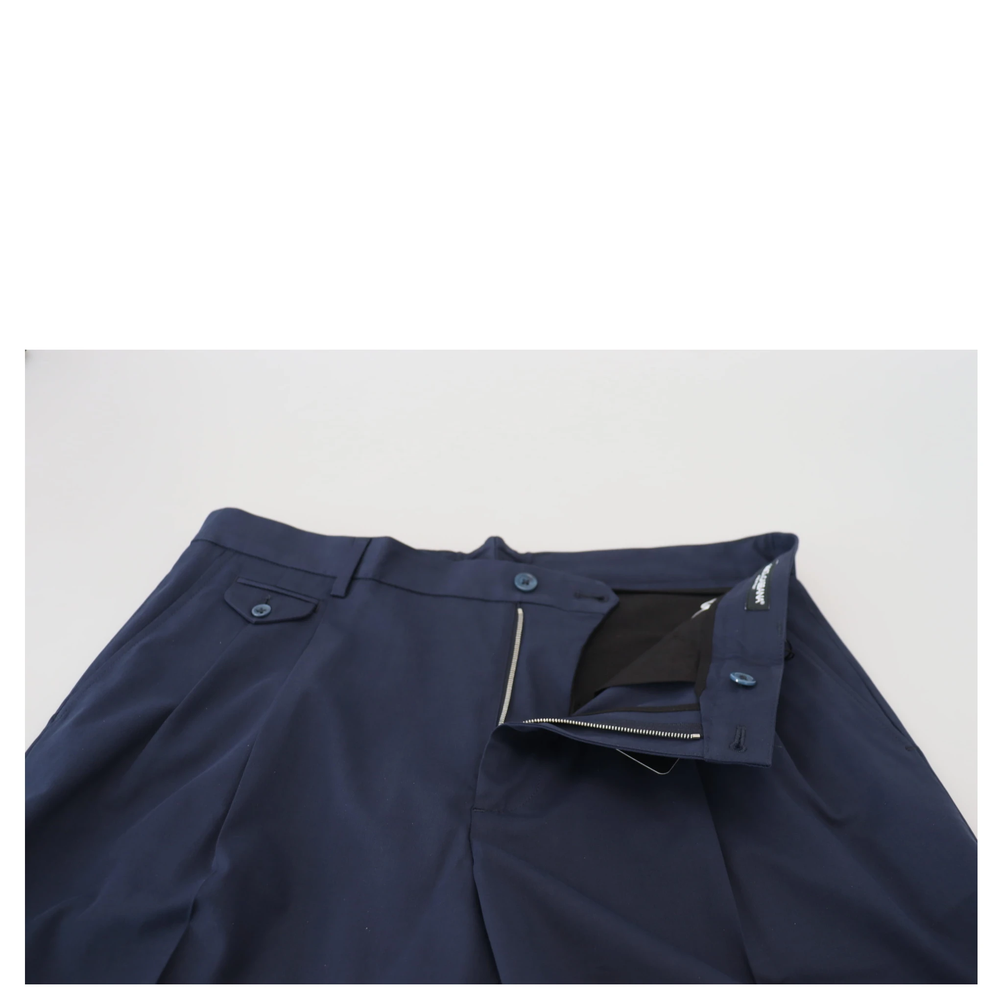 Blue Chinos Cotton Stretch Casual Shorts