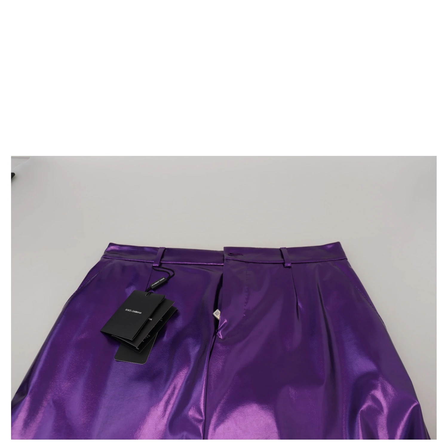 Purple Shining Men Casual Pants