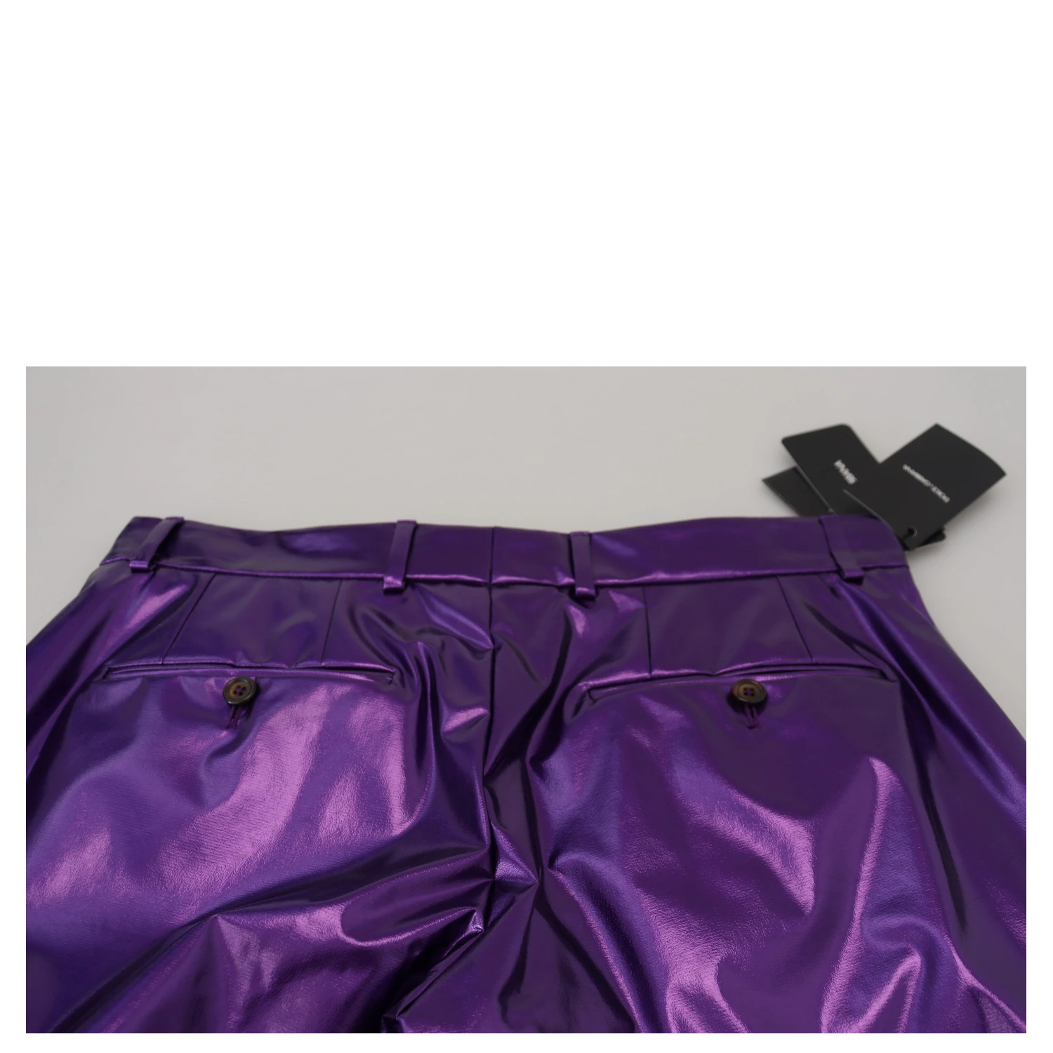 Purple Shining Men Casual Pants