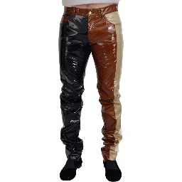 Multicolor Shining Slim Fit Men Denim Jeans