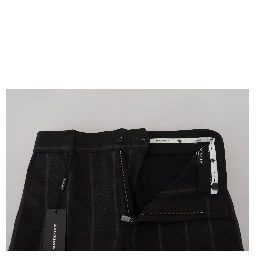 Black Wool Chino Formal Men Pants