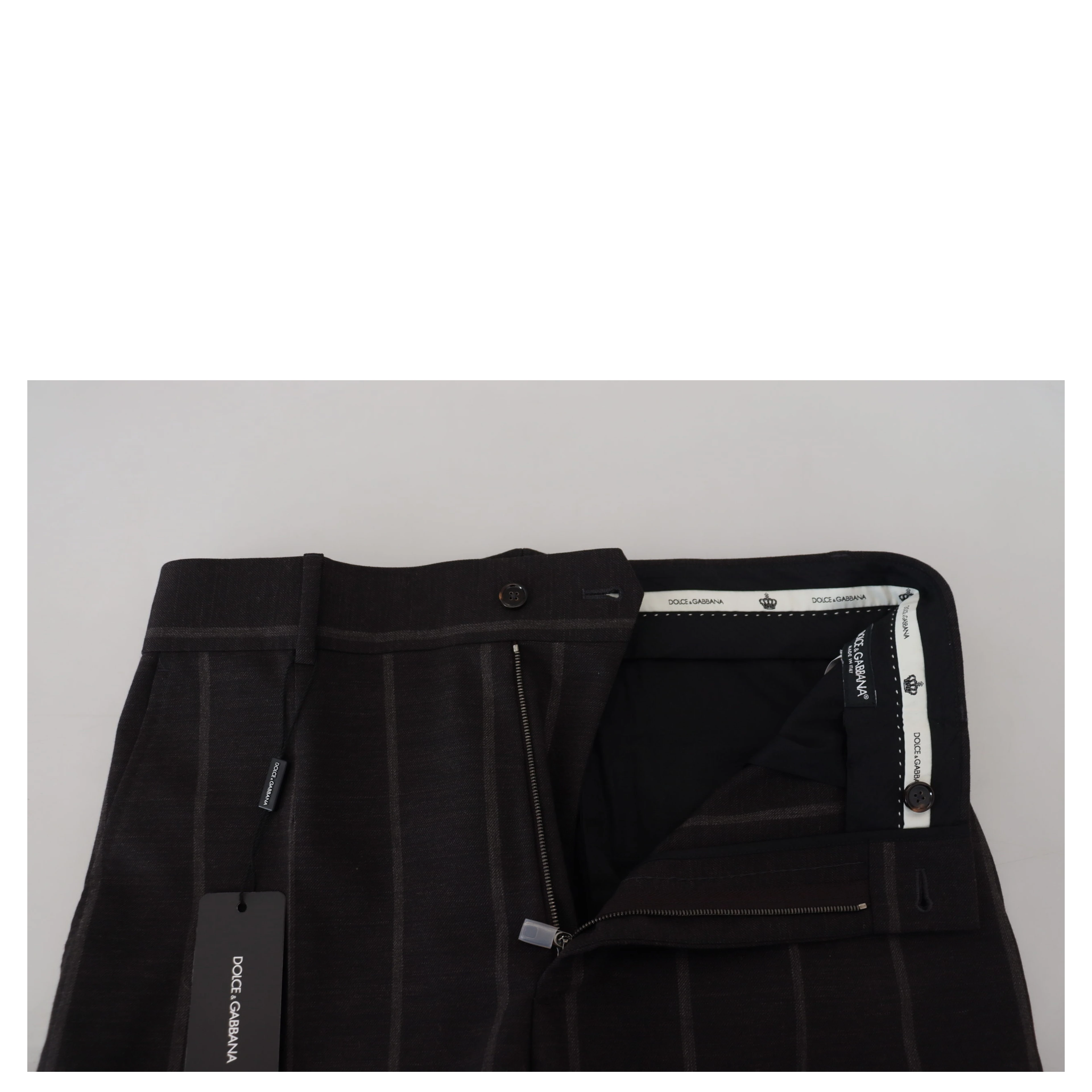 Black Wool Chino Formal Men Pants