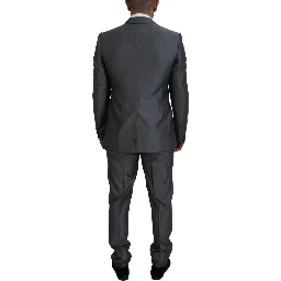 Gray SICILIA 3 Piece Slim Fit Suit