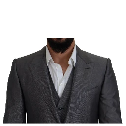 Gray SICILIA 3 Piece Slim Fit Suit