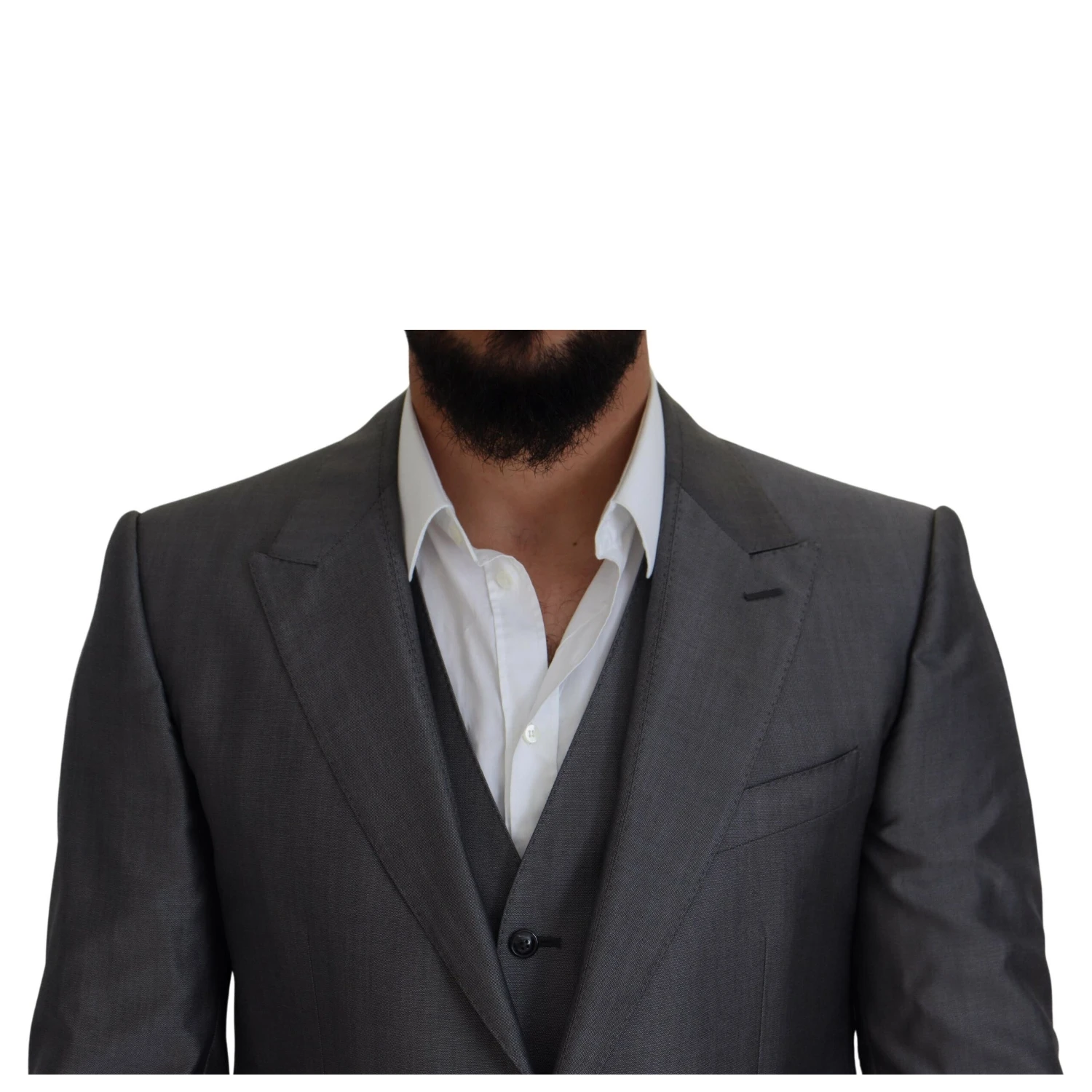 Gray SICILIA 3 Piece Slim Fit Suit