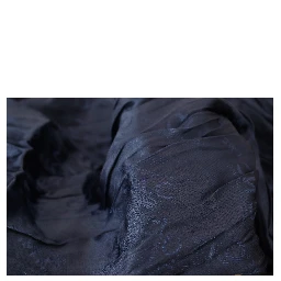 Blue Silk Shawl Foulard Fringes Scarf
