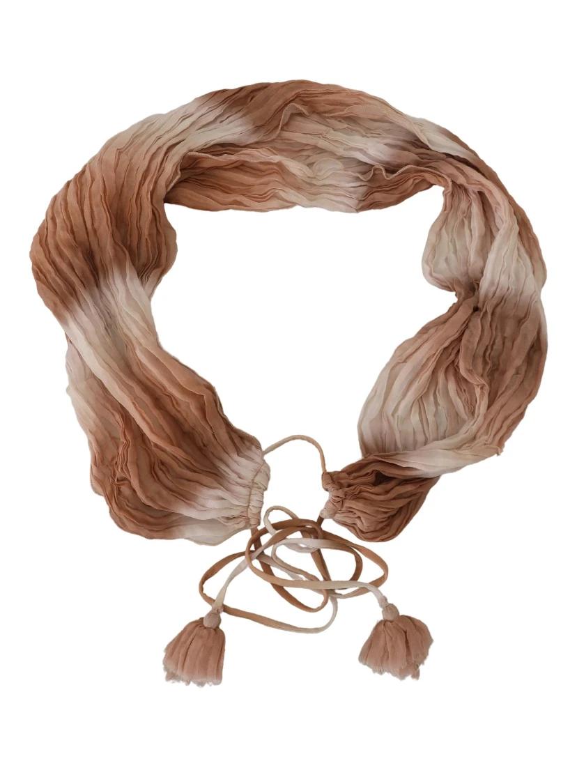 Multicolor Silk Wrap Shawl Foulard Scarf