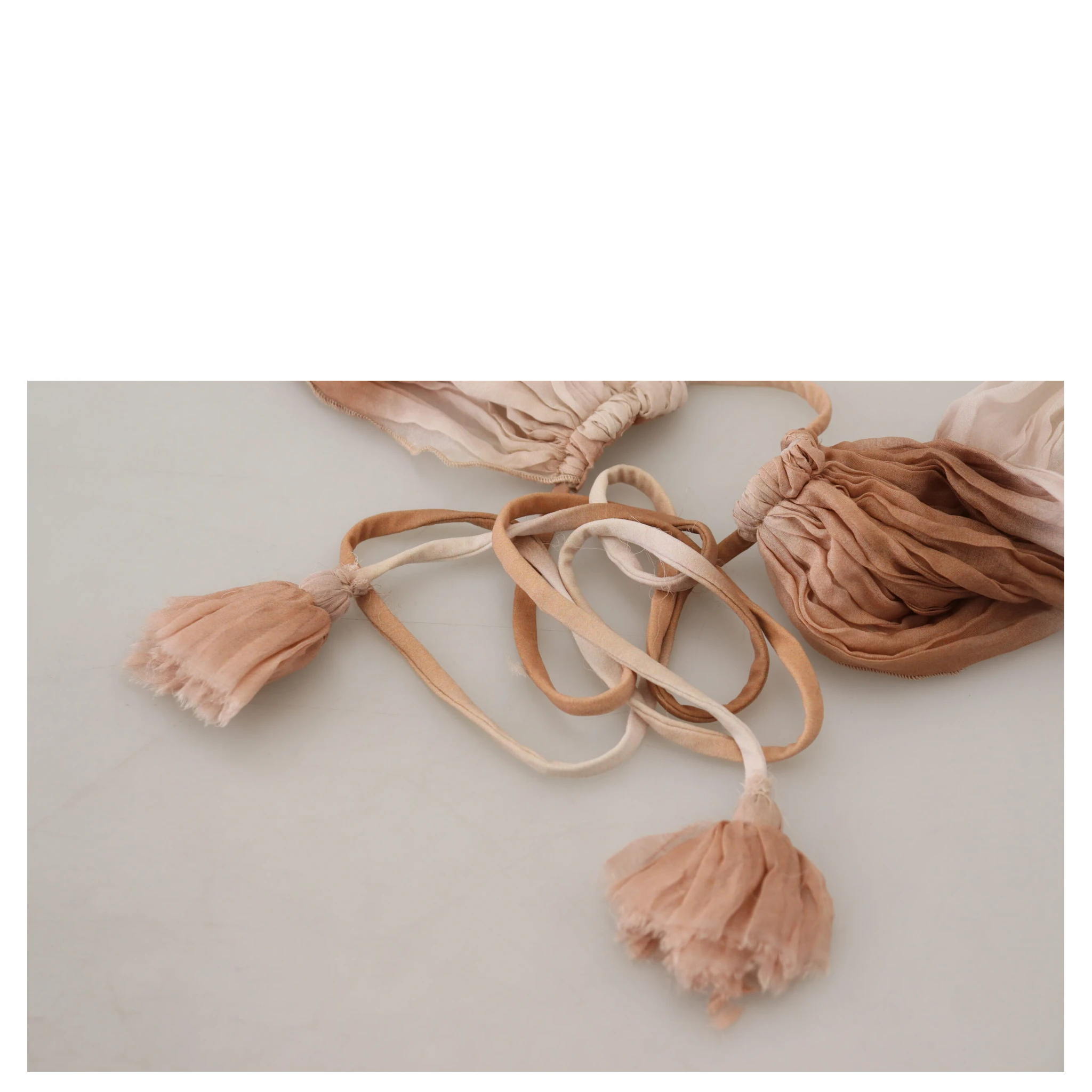 Multicolor Silk Wrap Shawl Foulard Scarf