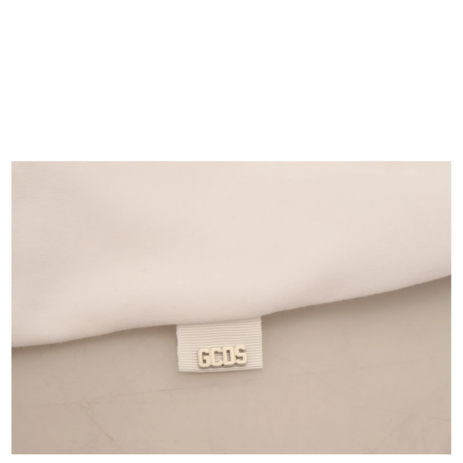 White Logo Print Cotton Short Sleeves T-shirt