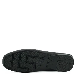 Black Calf Leather Loafers Shoes