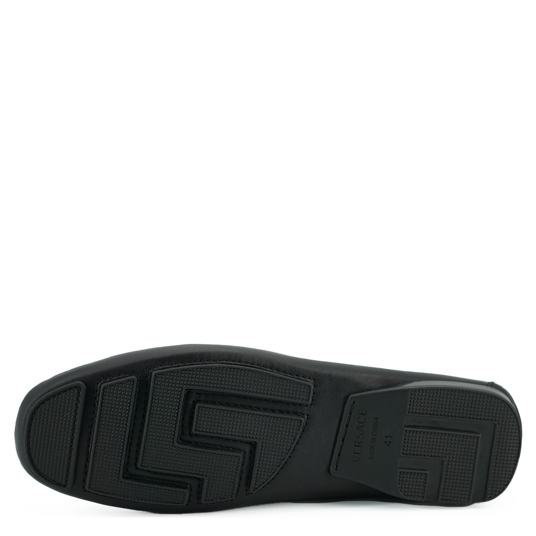 Black Calf Leather Loafers Shoes