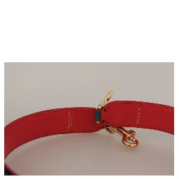 Green Crystals Leather Bag Shoulder Strap