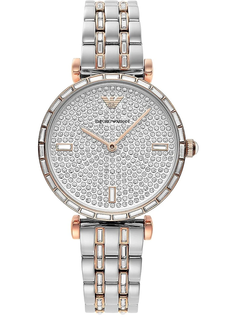Silver Steel Quartz Watch