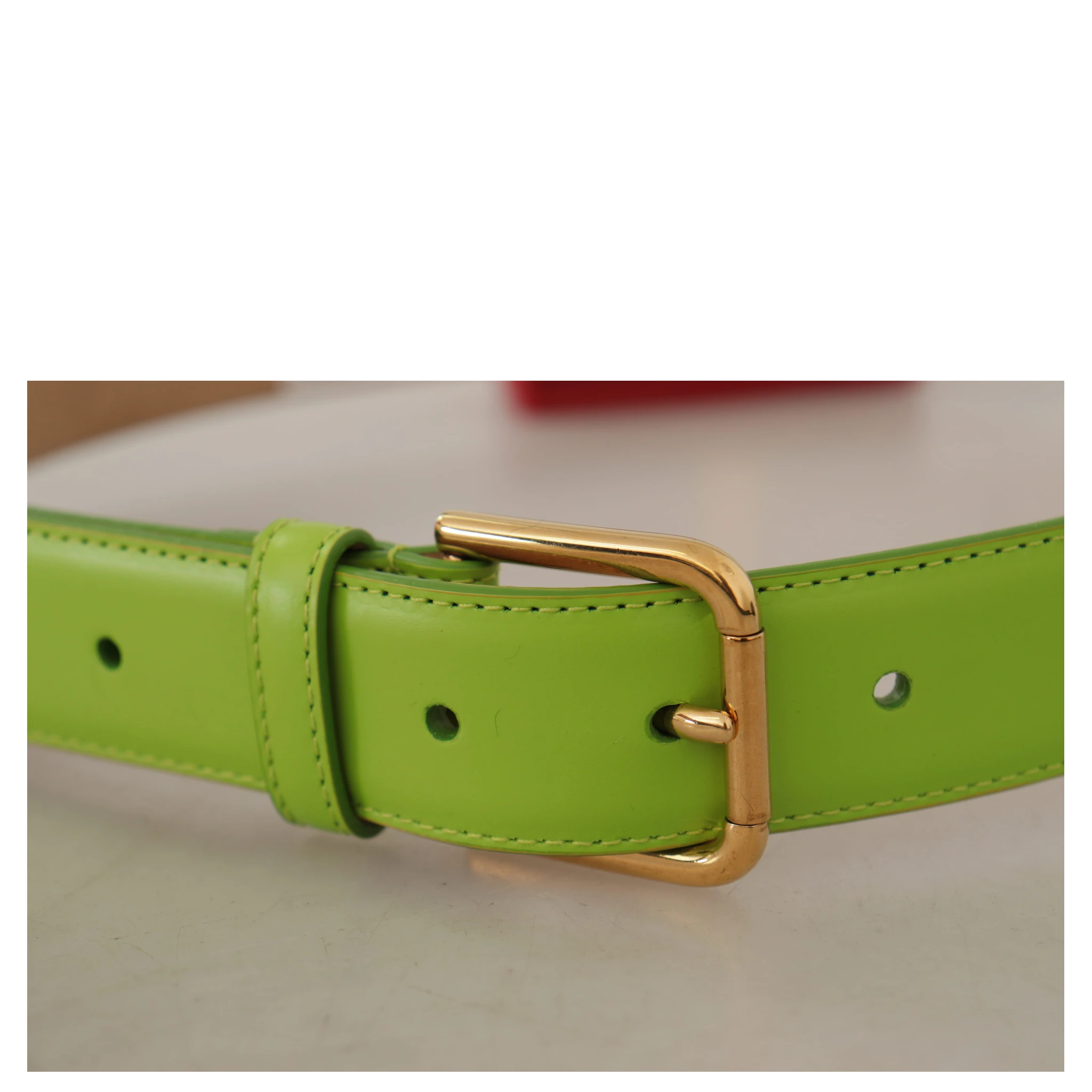 Green Leather Devotion Heart Micro Bag Headphones Belt