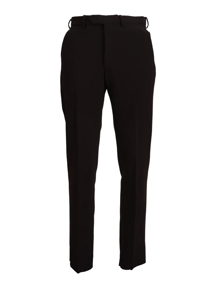 Brown Straight Fit Formal Men Pants