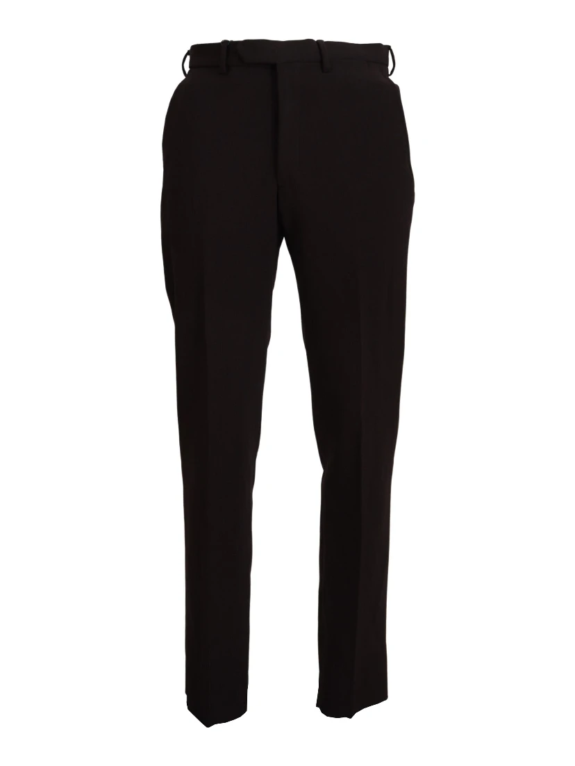 Brown Straight Fit Formal Men Pants