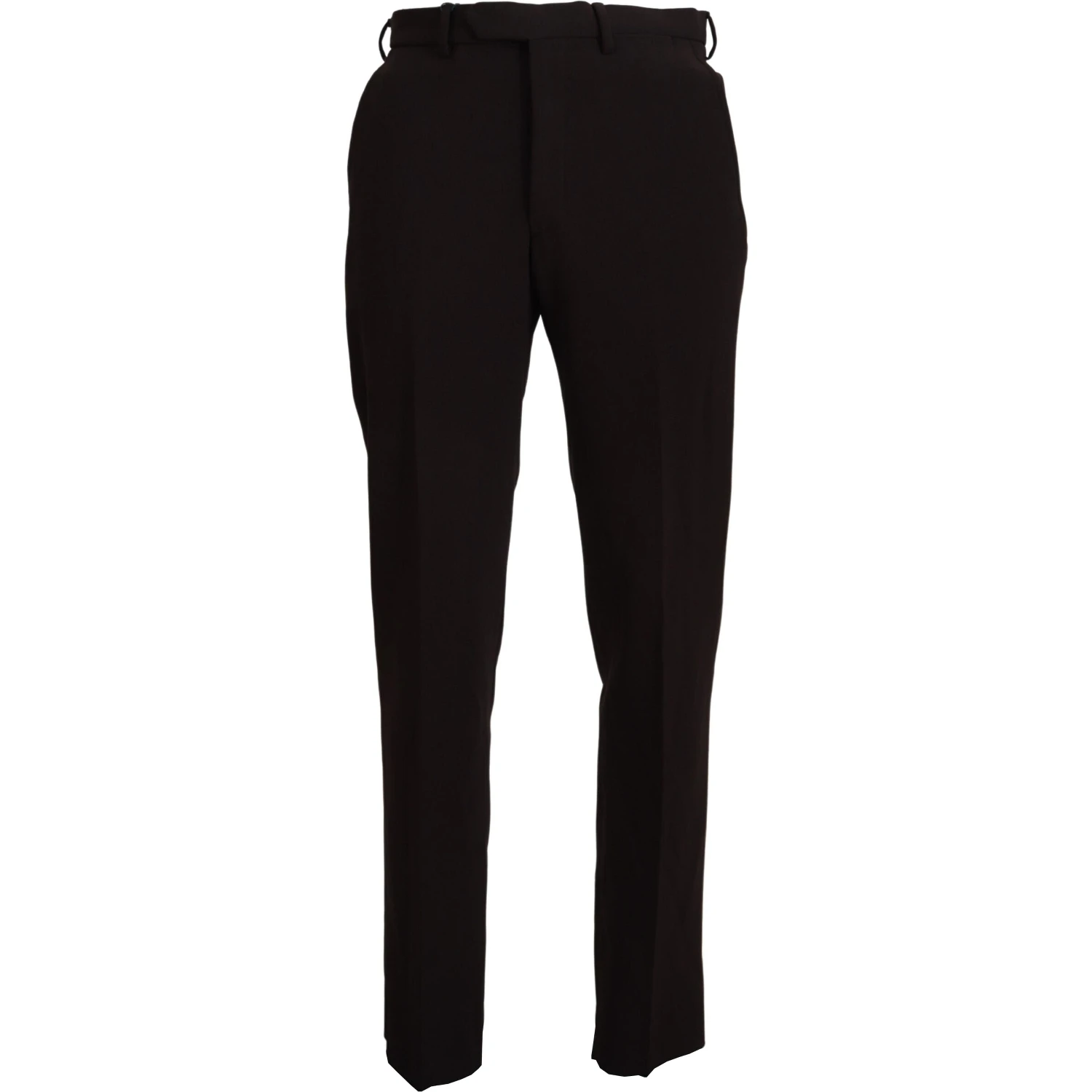 Brown Straight Fit Formal Men Pants