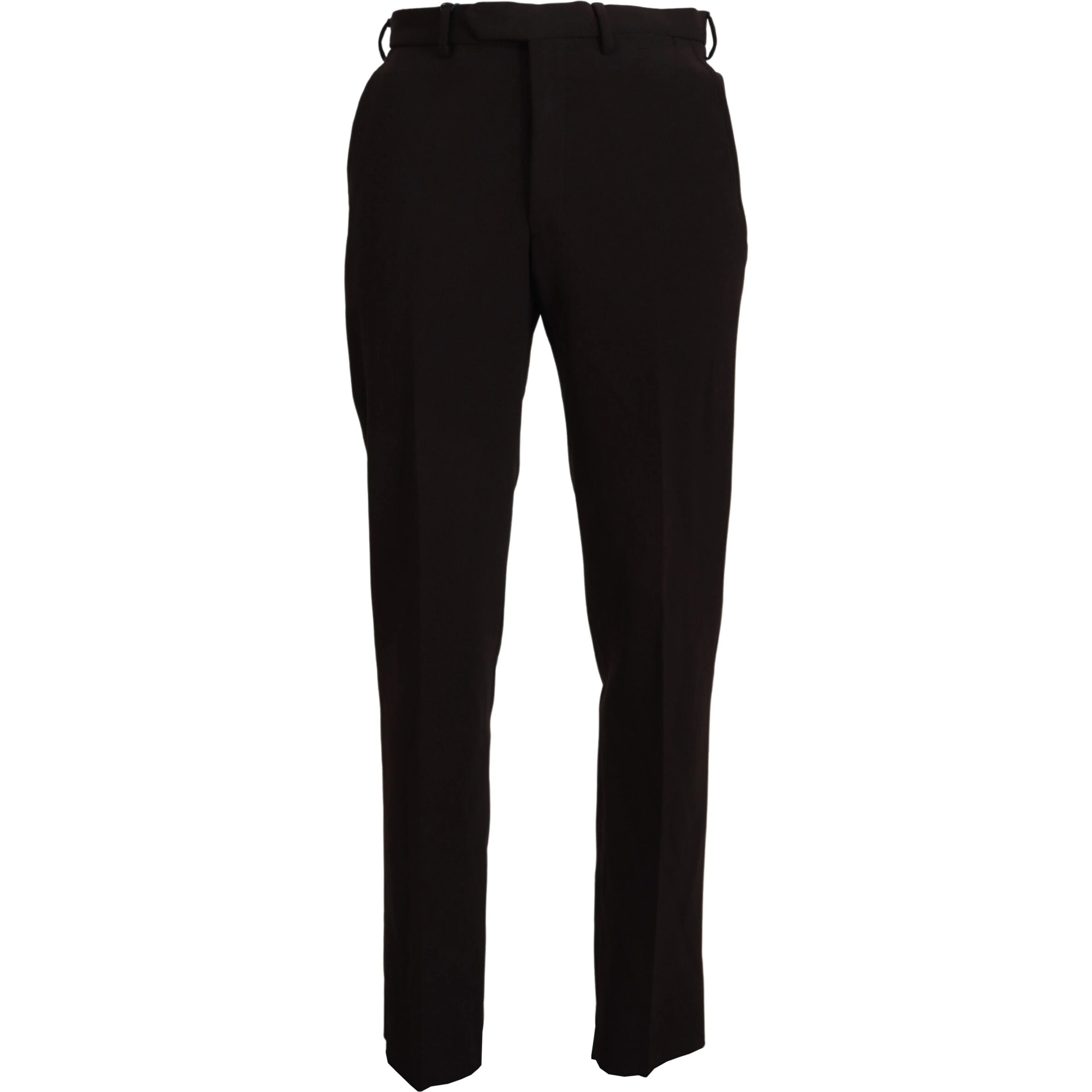 Brown Straight Fit Formal Men Pants