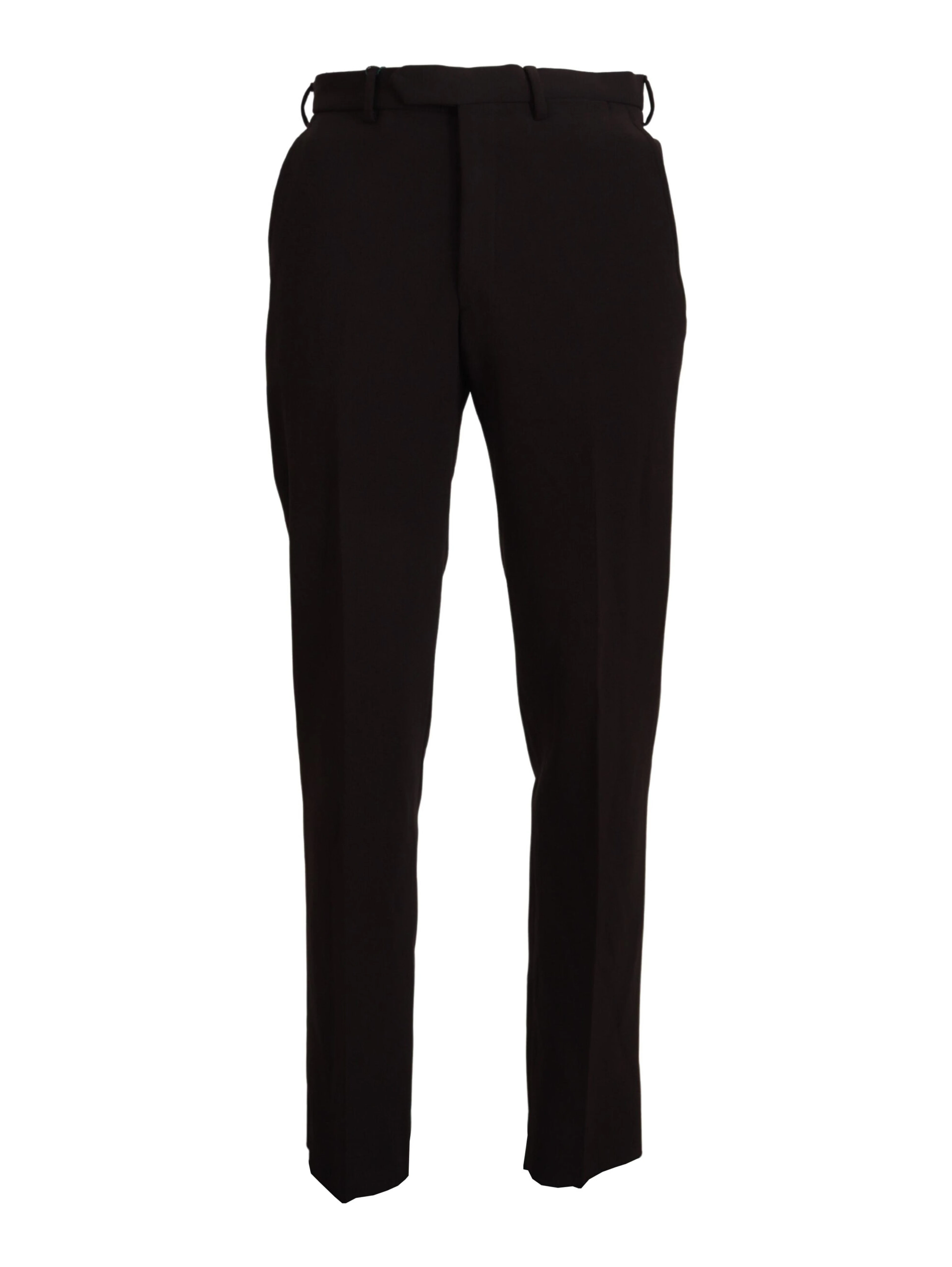 Brown Straight Fit Formal Men Pants