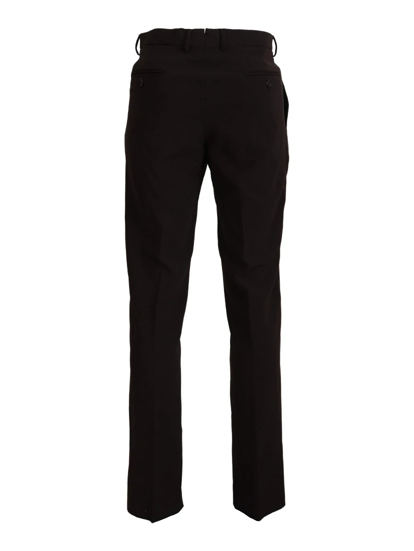 Brown Straight Fit Formal Men Pants