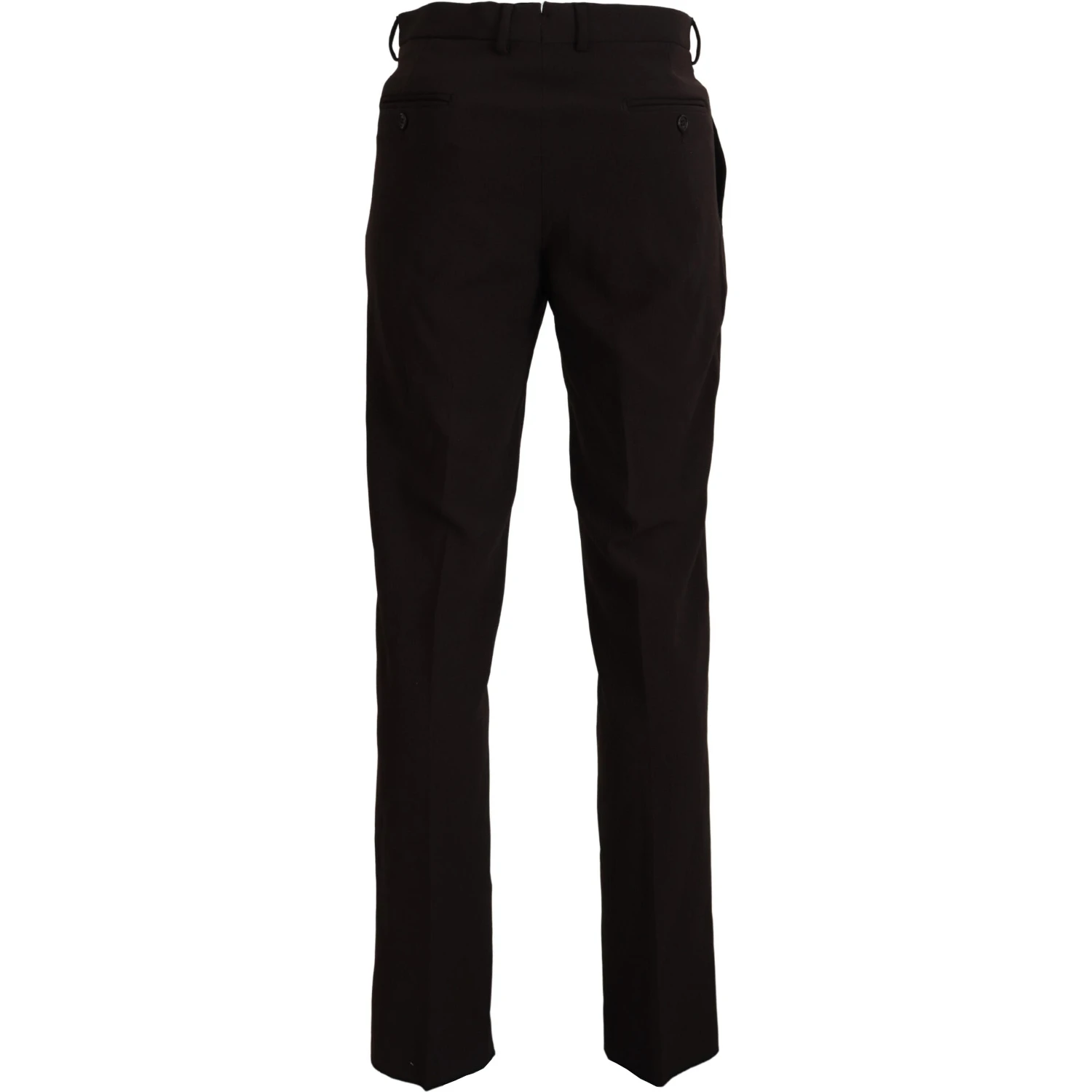 Brown Straight Fit Formal Men Pants