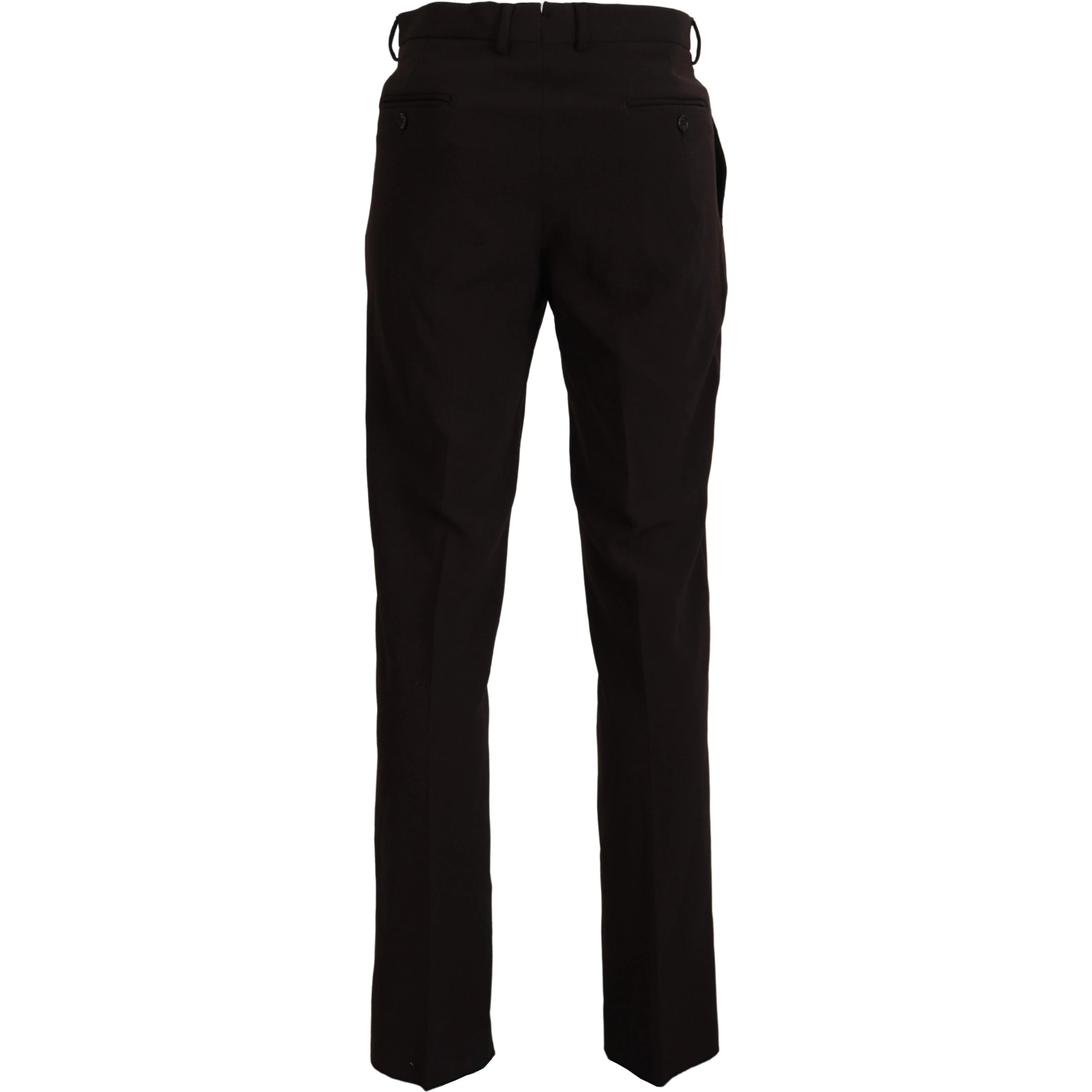 Brown Straight Fit Formal Men Pants