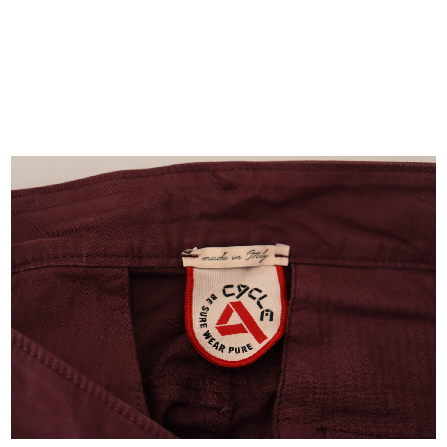 Maroon Cotton Stretch Skinny Casual Men Pants