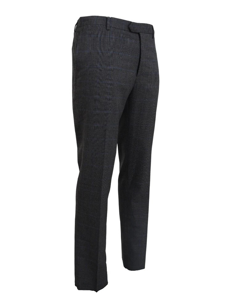 Gray Checkered Wool Dress Formal Pants alternative