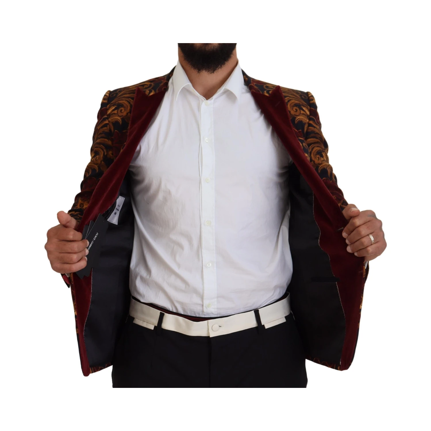 Multicolor Floral Single Breasted Martini Blazer