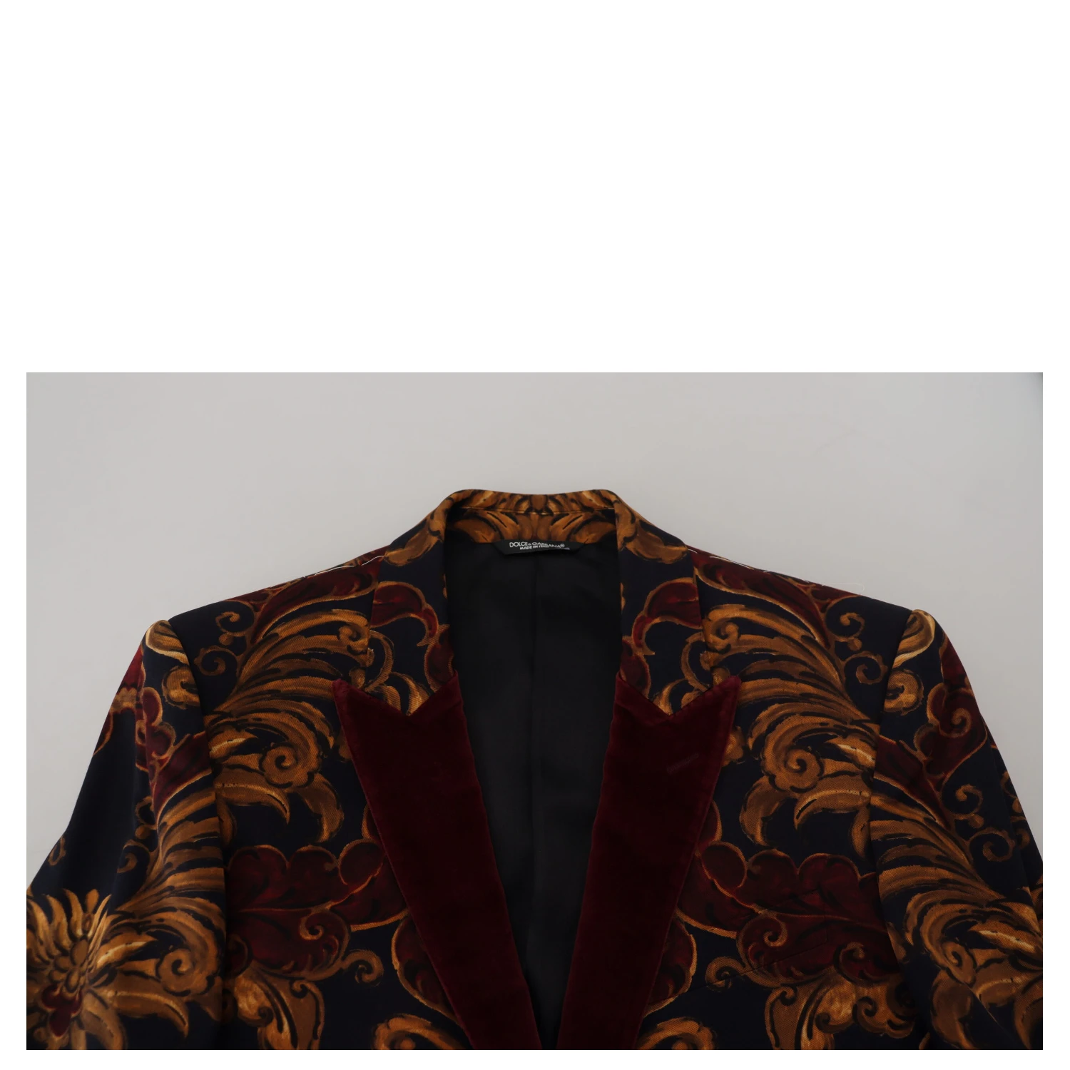 Multicolor Floral Single Breasted Martini Blazer