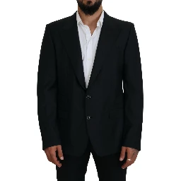 Dark Blue Wool Formal Sicilia Blazer