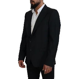 Dark Blue Wool Formal Sicilia Blazer