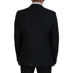 Dark Blue Wool Formal Sicilia Blazer