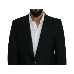 Dark Blue Wool Formal Sicilia Blazer