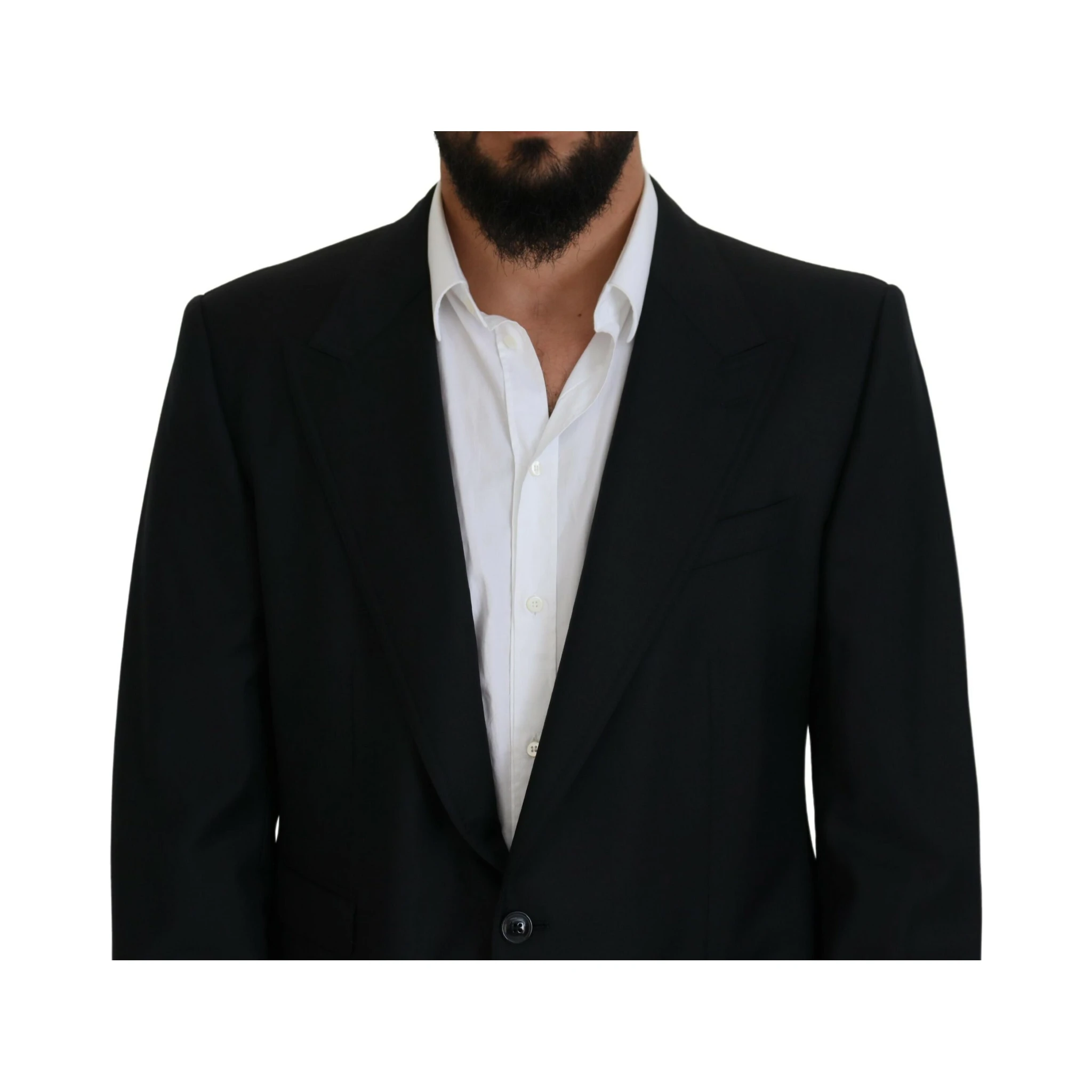 Dark Blue Wool Formal Sicilia Blazer