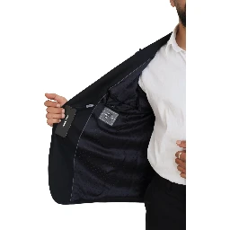 Dark Blue Wool Formal Sicilia Blazer