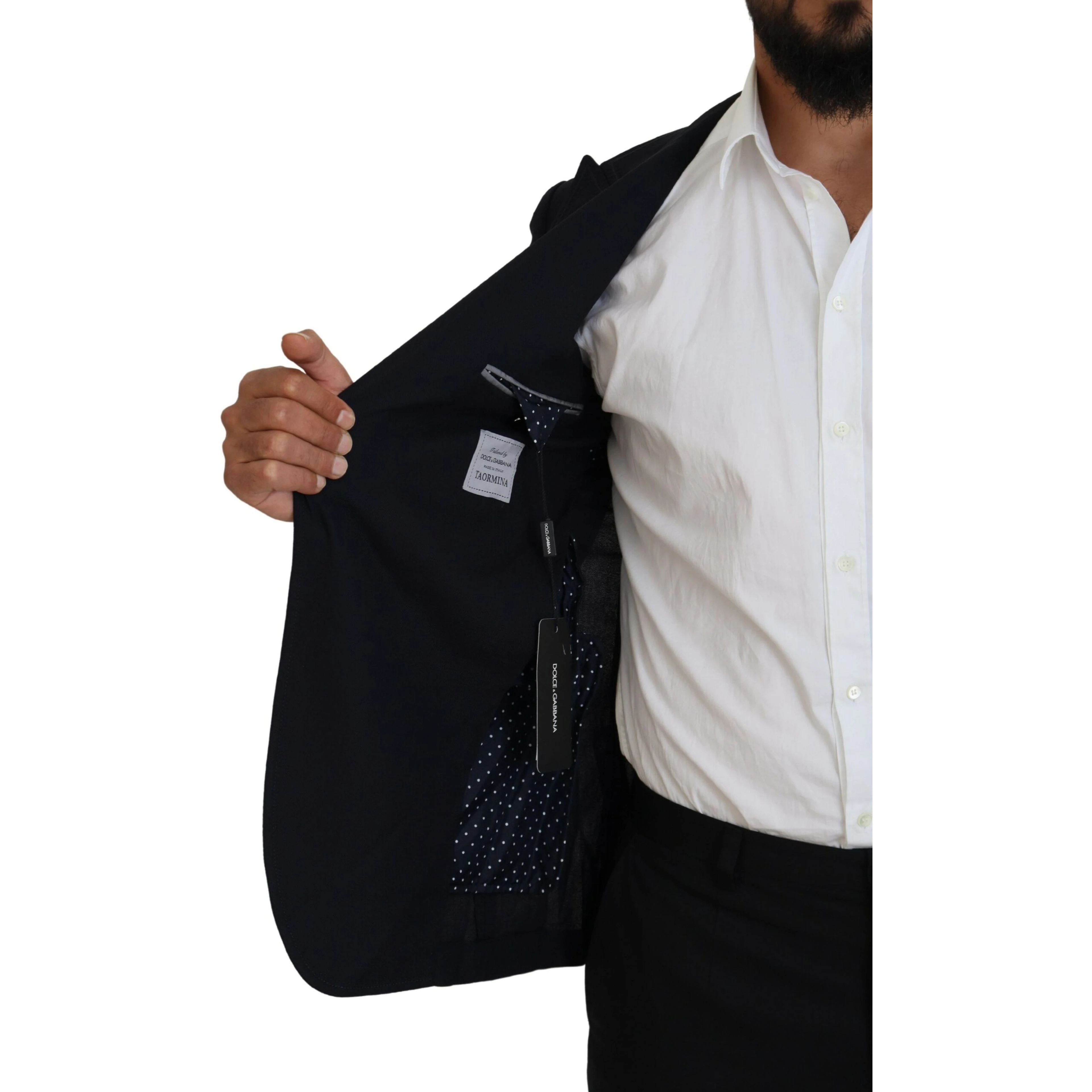 Blue Wool Formal Taormina Blazer