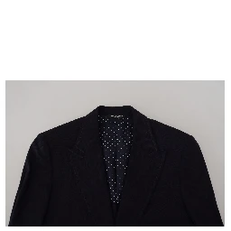 Blue Wool Formal Taormina Blazer