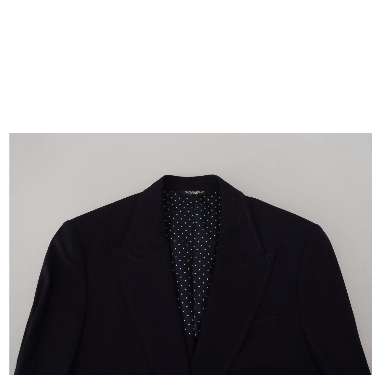 Blue Wool Formal Taormina Blazer