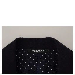Blue Wool Formal Taormina Blazer
