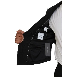 Black Polyester Men 2 Piece MARTINI Suit