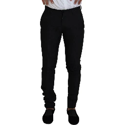 Black Polyester Men 2 Piece MARTINI Suit