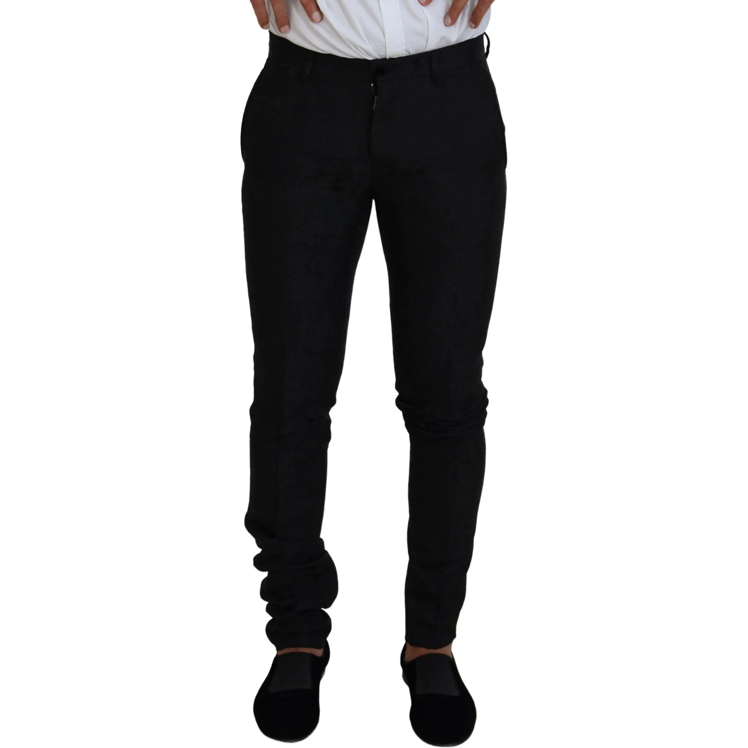 Black Polyester Men 2 Piece MARTINI Suit