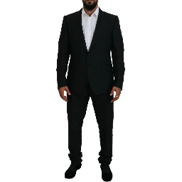Black Single Breasted 2 Piece MARTINI Suit