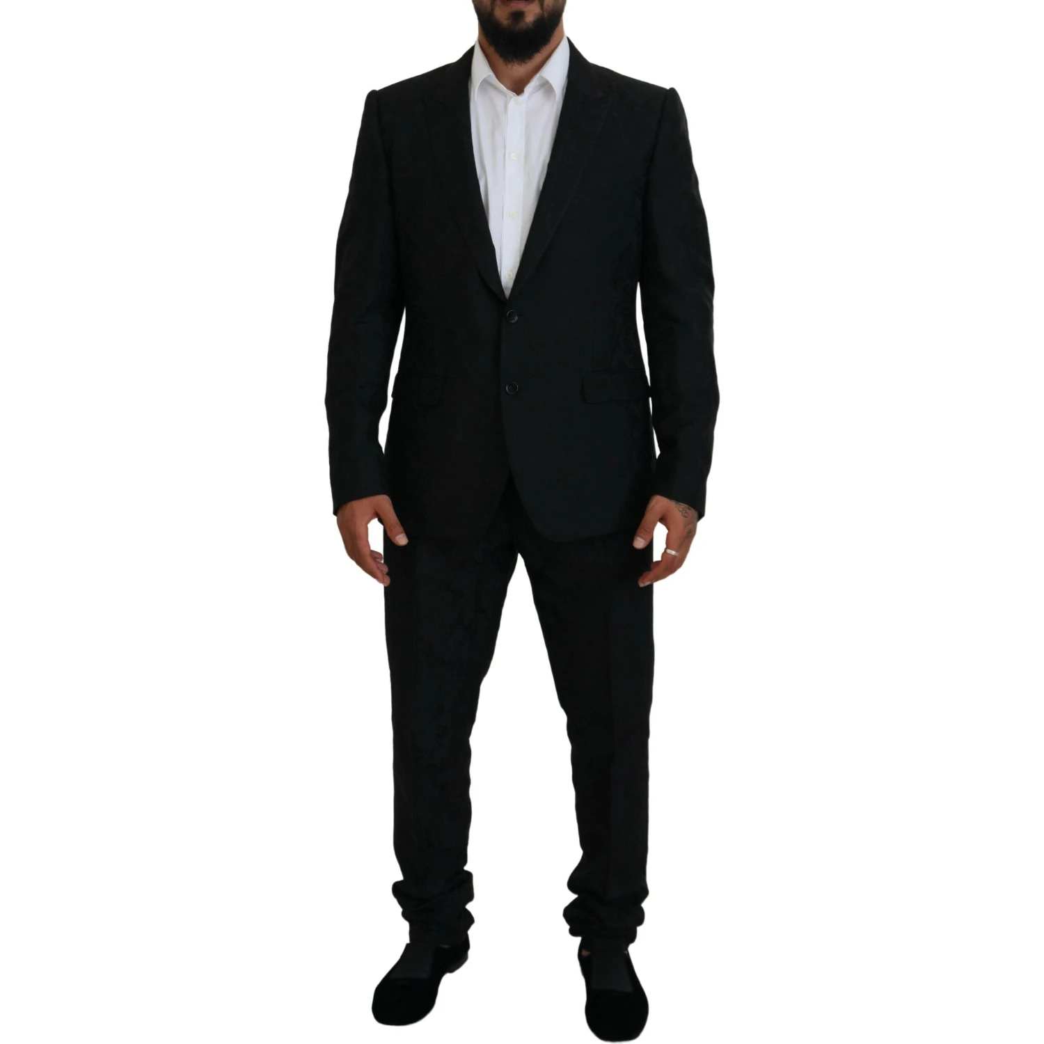 Black Single Breasted 2 Piece MARTINI Suit