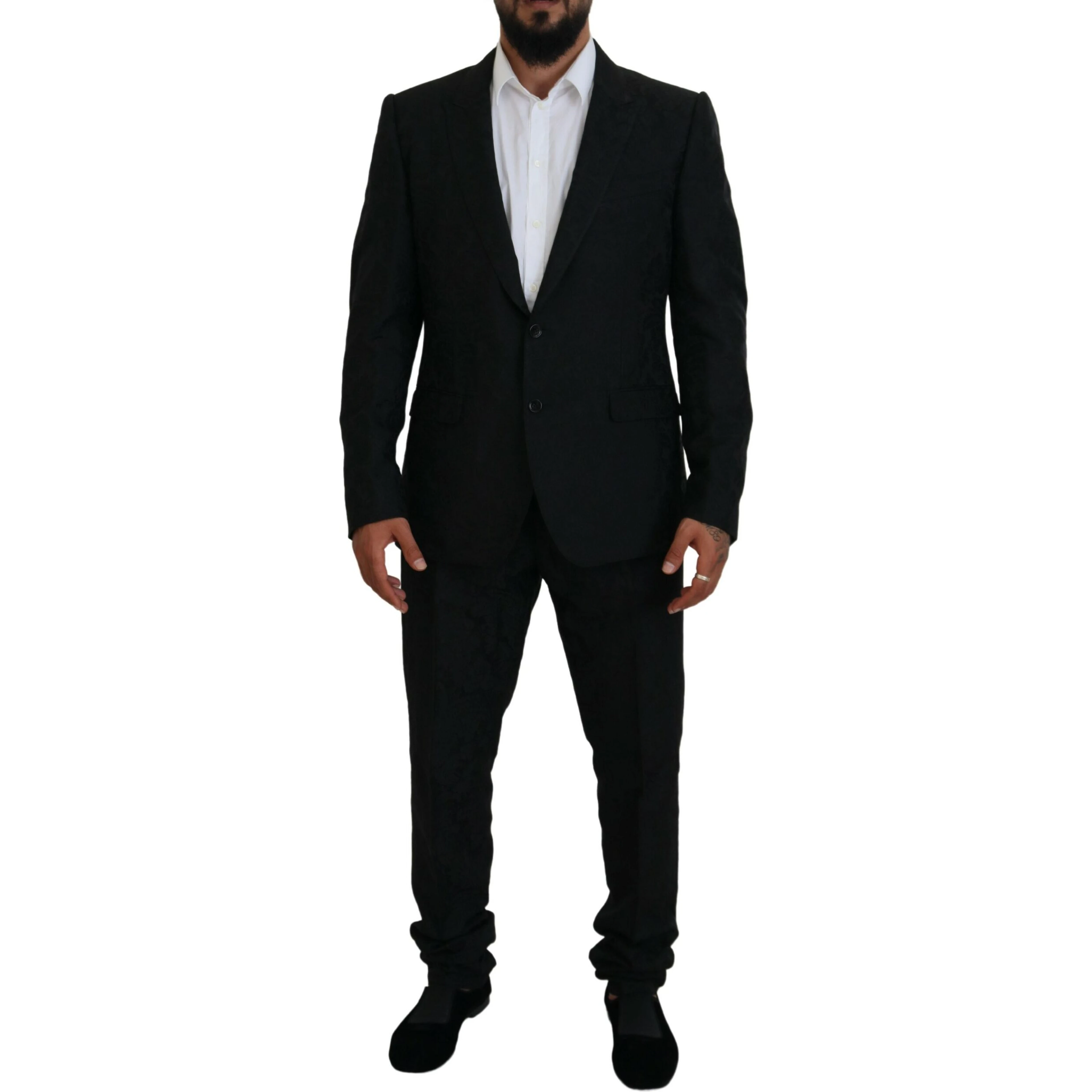 Black Single Breasted 2 Piece MARTINI Suit