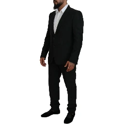 Black Single Breasted 2 Piece MARTINI Suit