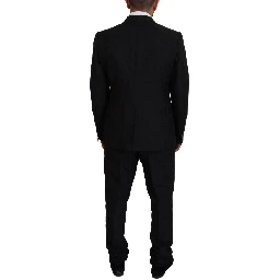 Black Single Breasted 2 Piece MARTINI Suit