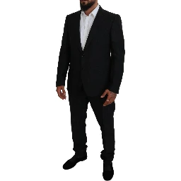 Black Single Breasted 2 Piece MARTINI Suit